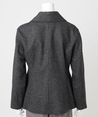 23区 S 【エステータ】シルクネップツイード ジャケット ブラック系