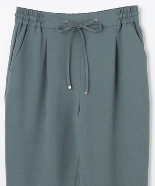 ANY 【接触冷感・UVケア】イージーケア美脚 パンツ グリーン