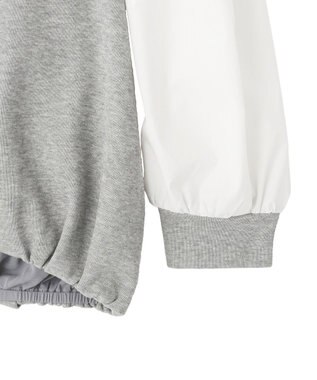 YECCA VECCA アシメバルーンプルオーバー Gray