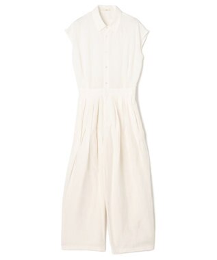 NAVE 【Nave】ヴィスコースリネン ジャンプスーツ アイボリー系