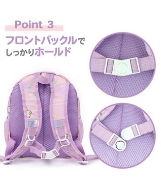 Mother garden 【2/15(日)で販売終了】 マザーガーデン MOLANG モラン リュックＳ  虹柄 キッズ リュックサック -