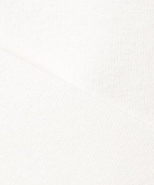 23区 L 【洗える/吊り干しOK】ヴィスコースストレッチ ノースリーブ ニット ホワイト系