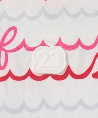 23区GOLF 機能素材で快適なラウンドを【WOMEN】ウェーブロゴ柄 ワンピース ピンク系5