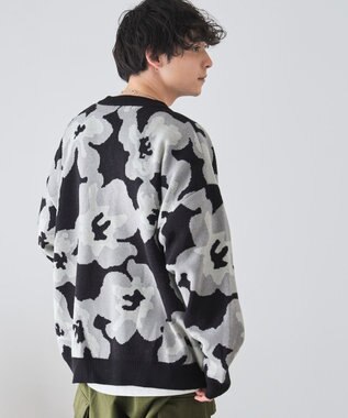 WEGO オーバーフィットパターンカーディガン 柄2