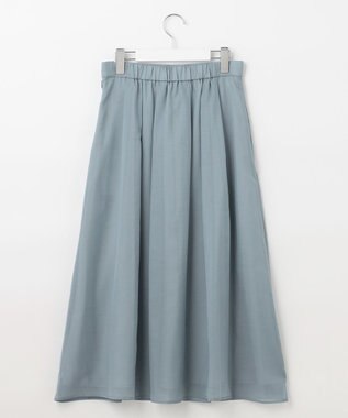 J.PRESS LADIES 【WEB限定カラーあり・洗える】 ブライトスパンボイル スカート サックスブルー系