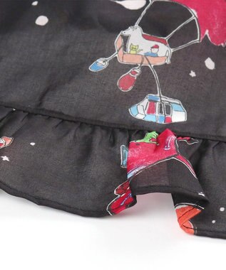 tsumori chisato SLEEP ツモリチサト パジャマ 7分袖 長袖 8分丈 綿100%(本体) ボイル素材 レディース UDT240 /ワコール ブラック