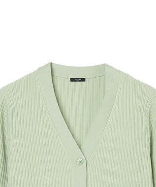 JOSEPH 【洗える】ファインリブメリノ　カーディガン Matcha
