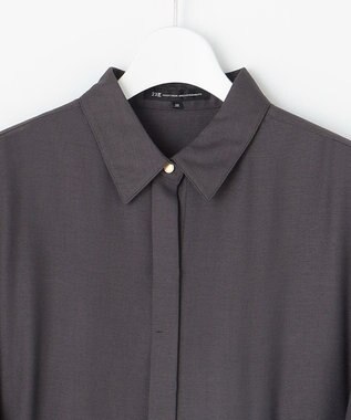 23区 【洗える】ウールシアービエラ ワンピース グレー系