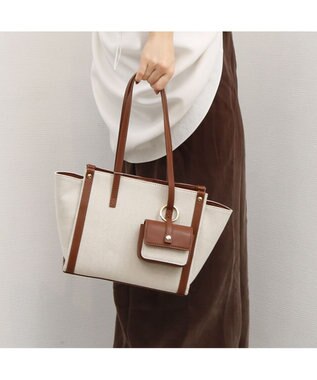 UNBILLION カシュカシュ cachecache / ミニポーチ付エルガリートート