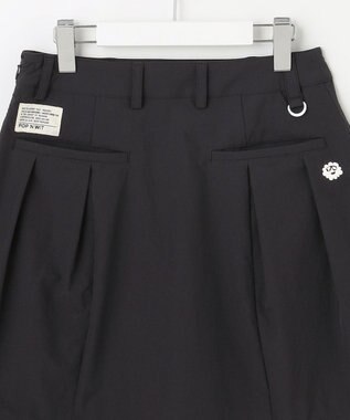 PW CIRCULUS 【WOMEN】カーゴ プリーツスカート ゴルフウェア レディース ブラック系