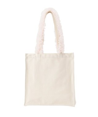 Maison de FLEUR チュールハンドルローズスクエアトートバッグ Pink