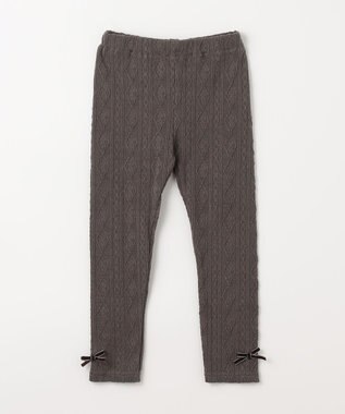 ANY KIDS ケーブルレギンス チョコレート