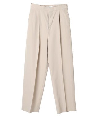 Green Parks きれいシルエットパンツ（ワイドストレート） Beige