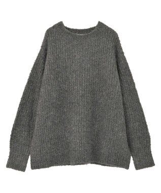 Green Parks ブークレＭＩＸニットチュニック Gray