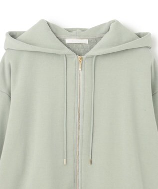 BEIGE， 【BEIGE,ecru/WEB限定・洗える】LOOP BACK / オーバサイズコットンパーカー Leaf