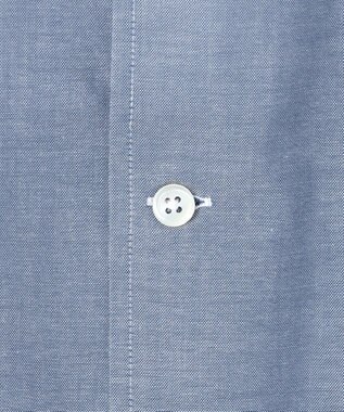 J.PRESS MEN 【AaronChang】【UNISEX】コットンダンガリー オープンカラーシャツ / Baggy-Fit ブルー系