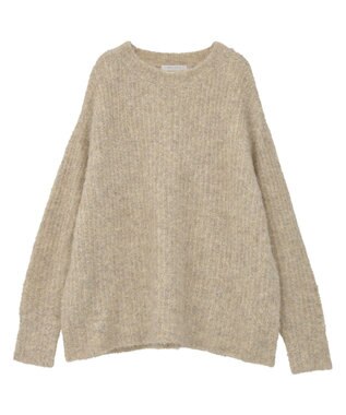 Green Parks ブークレＭＩＸニットチュニック Ivory