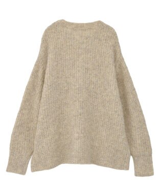 Green Parks ブークレＭＩＸニットチュニック Ivory