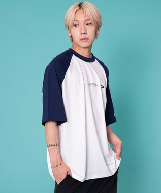 WEGO 別注PIKOラグラングラフィックT（SS） ネイビー