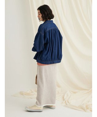 CRAFT STANDARD BOUTIQUE ライトデニムギャザーＧジャン Dark Indigo