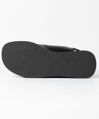 BONTRE 【BONTRE/ボントレ】厚底ダブルベルトサンダル/40353-US ブラック