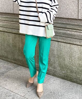 LA BAGAGERIE 【インスタグラマー chiyoさん×LA BAGAGERIE】コンビスマホショルダー グレージュ×ピスタチオ