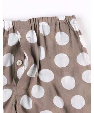 ワコール／睡眠科学 パジャマ 【SOU・SOU（R）】 綿100%(本体) 高島ちぢみ（R） 5分袖 半袖 7分丈 メンズ YGT124 睡眠科学／ワコール ブラウン