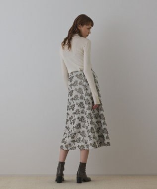 GRACE CONTINENTAL ウールハイゲージニットトップ ホワイト