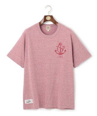 J.PRESS MEN 【NYUZELESS】アンカーグラフィック Tシャツ レッド系