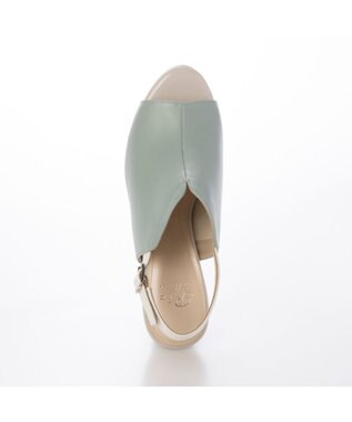 Riz raffinee <Riz raffinee>カバードサンダル ライトグリーン