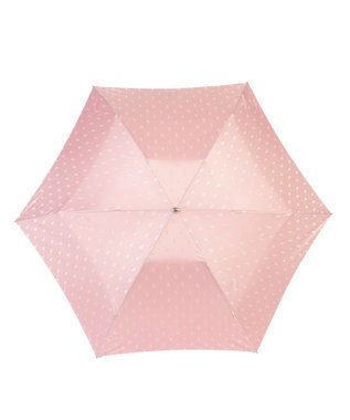 MOONBAT POLO RALPH LAUREN（ポロ ラルフローレン） 折りたたみ傘 PPジャカード ペールピンク