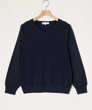 ONWARD Reuse Park 【組曲】ニット春夏 ネイビー