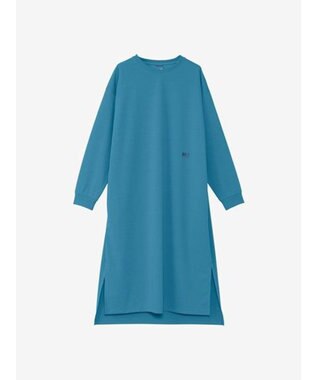 HELLY HANSEN 【吸汗速乾・抗菌防臭・UVカット】ロングスリーブワンポイントワンピース(レディース) アッシュブルー