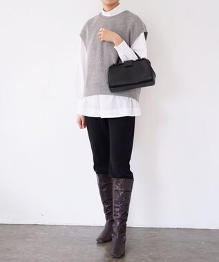 Atelier nuu 日本製 国産レザー parcel ナノダレス ショルダーバッグ ブラック