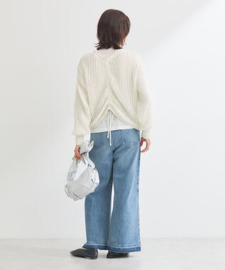 Green Parks ＳＥＴ２点２ｗａｙシャーリングニット＋インナー Off White