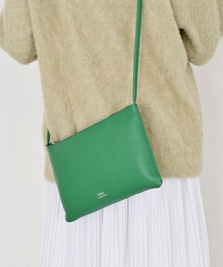 Hekhèr Le Style de Vie 新色追加【日本製】シュリンクレザー スクエアショルダーバッグ