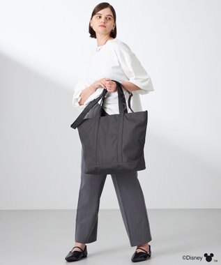 Y'SACCS 【Disney Collection】シルエットプリント2WAYトートバッグ グレー