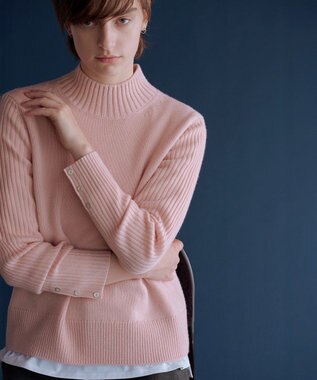 J.PRESS LADIES CASHBIT NEO ハイネック ニット ピンク系