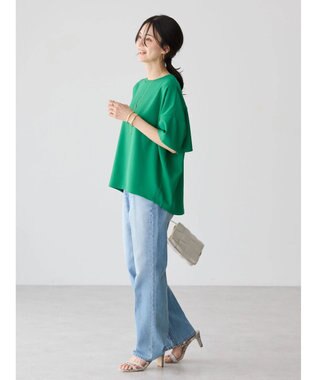 AMERICAN HOLIC 接触冷感バックフレアポンチプルオーバー Green