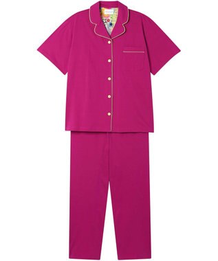 une nana cool 【綿100％】40ハイゲージ天竺半袖パジャマ MADE WITH LIBERTY FABRIC SP