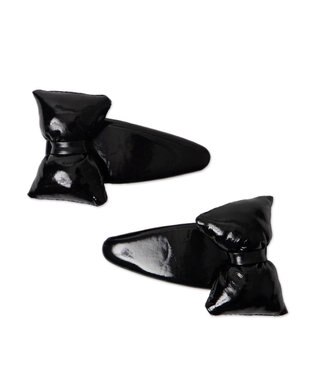 WEGO L2PBIGパテッドリボンパッチンピン ブラック