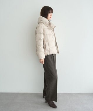 YECCA VECCA カチオンジャージーブルゾン Gray Beige