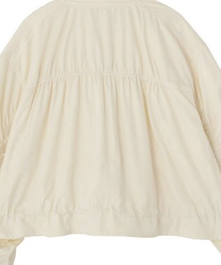 earth music&ecology 【WEB・一部店舗限定】レースリバーシブルブルゾン Ivory