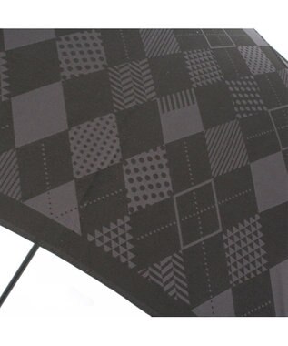 槇田商店 monotone アーガイル ブラック 長傘 クロ