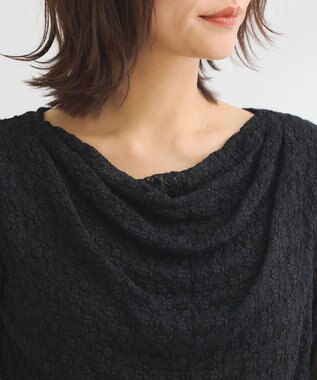 Green Parks ・ＳＵＧＡＲ　ＳＰＯＯＮ　ドレープレースプルオーバ Black