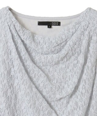 Green Parks ・ＳＵＧＡＲ　ＳＰＯＯＮ　ドレープレースプルオーバ Light Gray