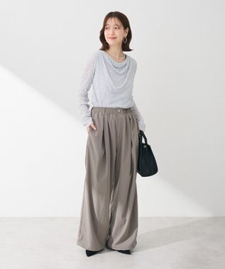 Green Parks ・ＳＵＧＡＲ　ＳＰＯＯＮ　ドレープレースプルオーバ Light Gray