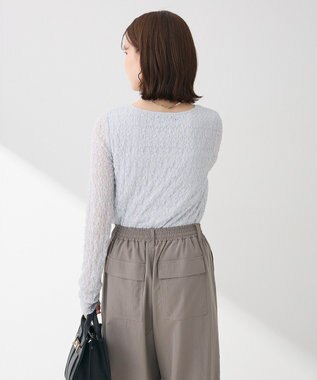 Green Parks ・ＳＵＧＡＲ　ＳＰＯＯＮ　ドレープレースプルオーバ Light Gray