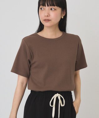 AMERICAN HOLIC 【2点セット】配色キャミ＋Tシャツ Brown