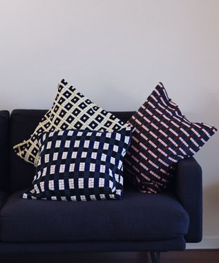 TRICOTE クッションカバー/ WEAVING 38GREENBLUE